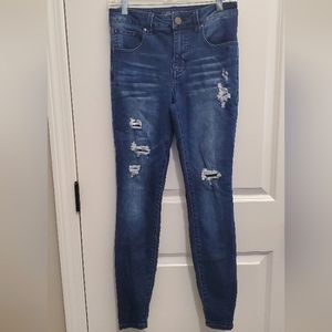 Maurices Everflex Distressed skinny jeans, 4.
